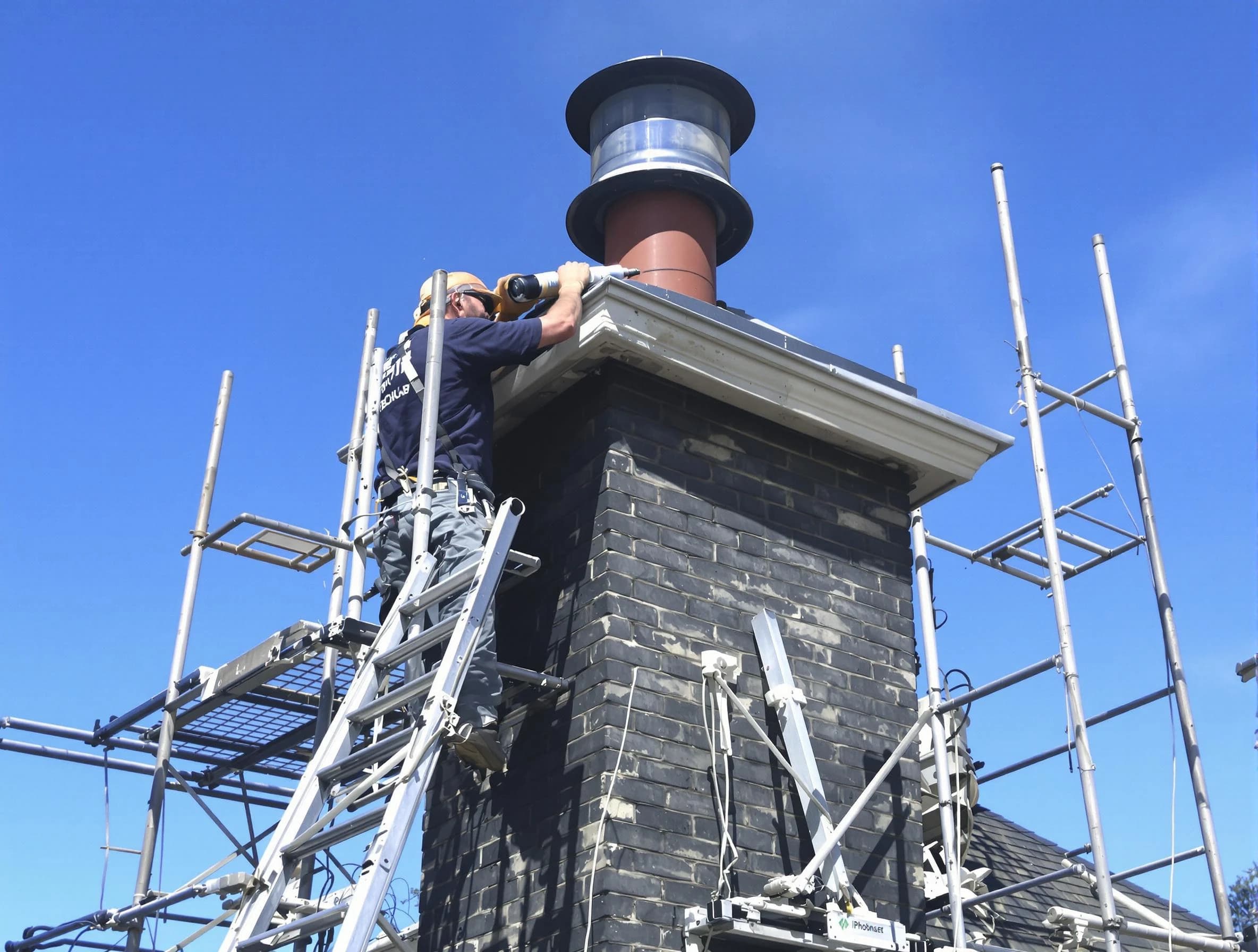 Sturdy chimney crown finished by Short Pump Chimney Sweep in Short Pump, VA