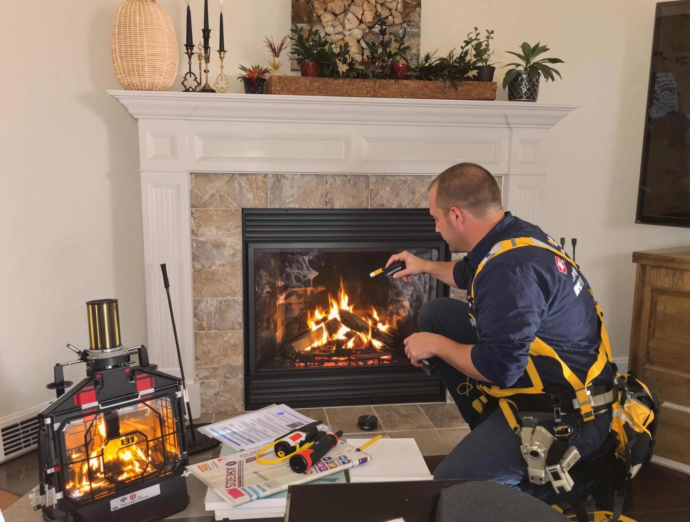 Safety-focused fireplace inspection by Short Pump Chimney Sweep in Short Pump, VA