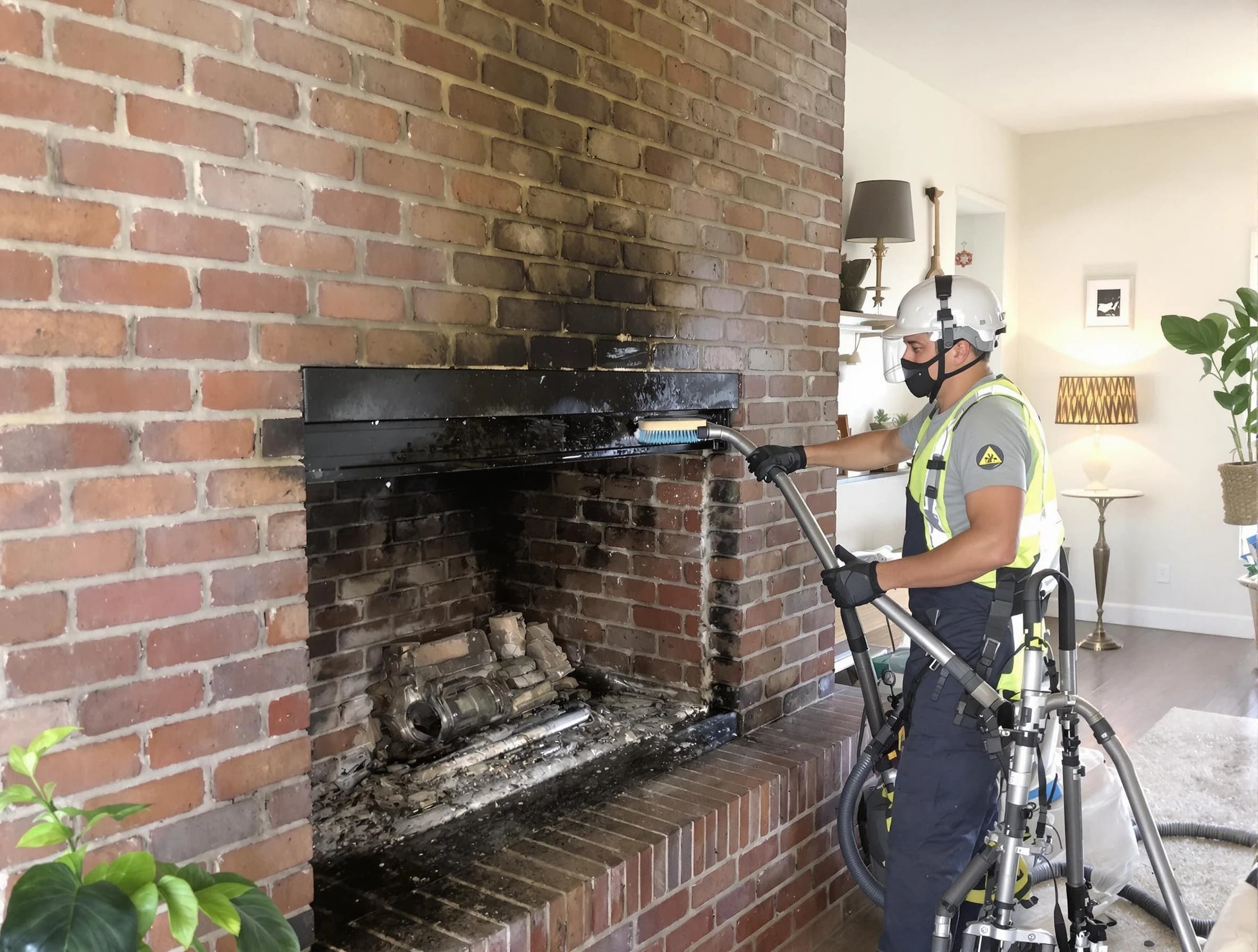 Short Pump Chimney Sweep providing fireplace cleaning services in Short Pump, VA