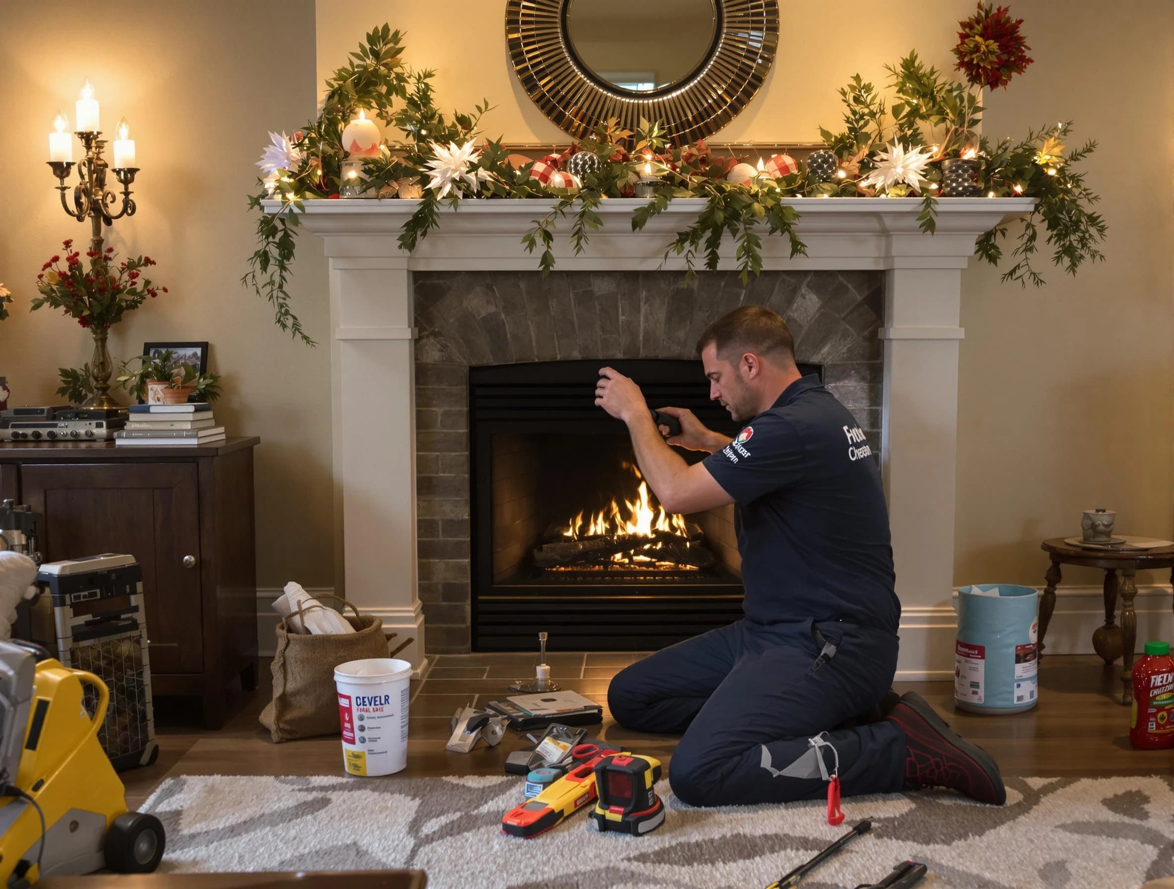 Short Pump Chimney Sweep offering fireplace maintenance services in Short Pump, VA
