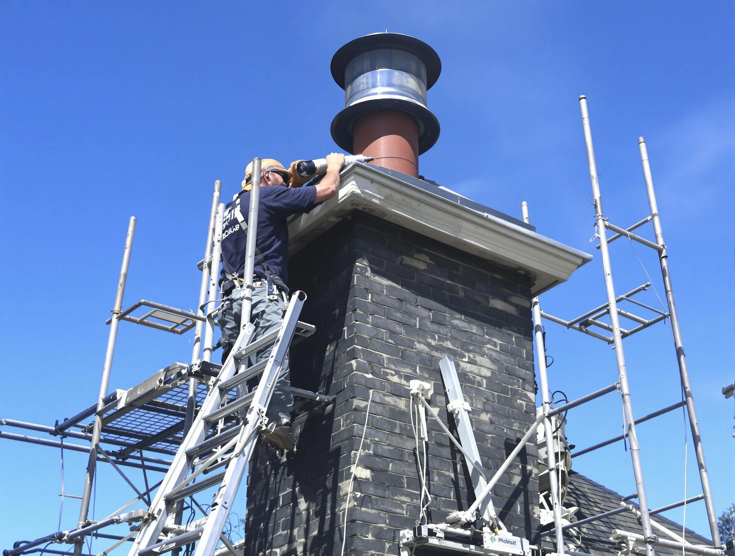 Sturdy chimney crown finished by Short Pump Chimney Sweep in Short Pump, VA